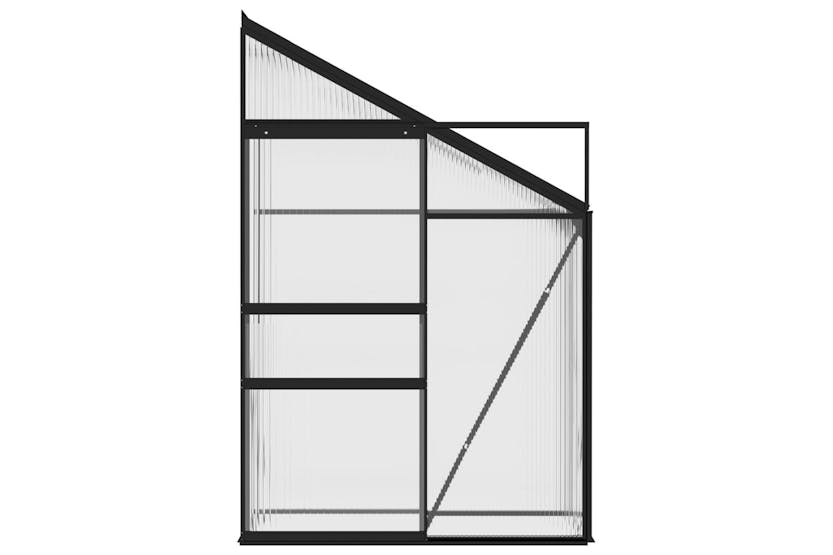 vidaXL 312043 Greenhouse Anthracite Aluminium 1.38 Mâ³ vidaXL 312043 Greenhouse Anthracite Aluminium 1.38 Mâ³