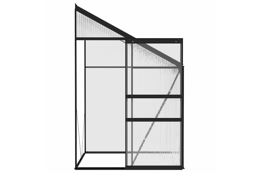vidaXL 312044 Greenhouse Anthracite Aluminium 2.59 Mâ³ vidaXL 312044 Greenhouse Anthracite Aluminium 2.59 Mâ³