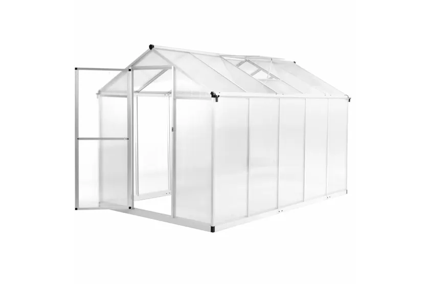 Vidaxl Greenhouse Aluminium 302x190x195 Cm 11.19 M³ Vidaxl Greenhouse Aluminium 302x190x195 Cm 11.19 M³