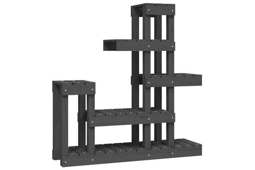 vidaXL 822104 Plant Stand Grey 92x25x97cm Solid Wood Pine vidaXL 822104 Plant Stand Grey 92x25x97cm Solid Wood Pine
