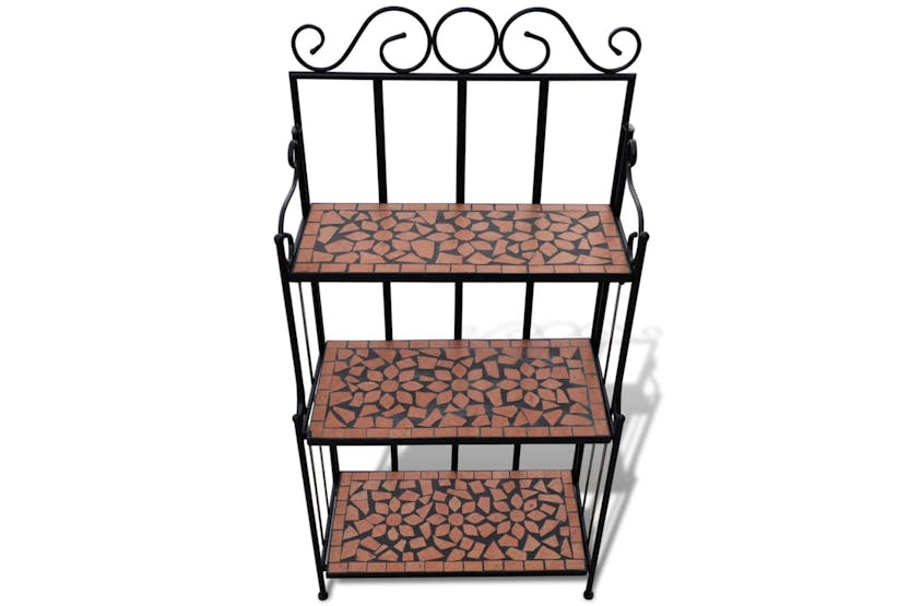 vidaXL 41131 Plant Stand Plant Display Terracotta Colour Mosaic Pattern vidaXL 41131 Plant Stand Plant Display Terracotta Colour Mosaic Pattern