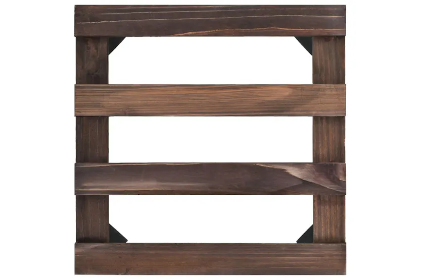 vidaXL 246442 Plant Rollers 4 Pcs Cedar Wood 25x25cm vidaXL 246442 Plant Rollers 4 Pcs Cedar Wood 25x25cm