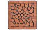 vidaXL 46709 Mosaic Side Table Terracotta Ceramic vidaXL 46709 Mosaic Side Table Terracotta Ceramic