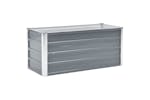 Vidaxl Garden Raised Bed Galvanised Steel 100x40x45 Cm Grey Vidaxl Garden Raised Bed Galvanised Steel 100x40x45 Cm Grey