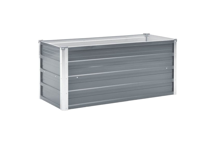 Vidaxl Garden Raised Bed Galvanised Steel 100x40x45 Cm Grey Vidaxl Garden Raised Bed Galvanised Steel 100x40x45 Cm Grey