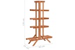 vidaXL 316390 Plant Stand 83x25x132cm Solid Firwood vidaXL 316390 Plant Stand 83x25x132cm Solid Firwood