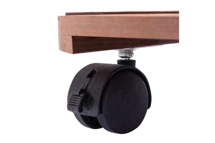 vidaXL 149033 Plant Trolleys 2 Pcs Brown ÃÂ30x7.5cm Wpc vidaXL 149033 Plant Trolleys 2 Pcs Brown ÃÂ30x7.5cm Wpc