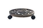 vidaXL 48227 Plant Trolleys 6 Pcs Bronze 30cm Plastic vidaXL 48227 Plant Trolleys 6 Pcs Bronze 30cm Plastic