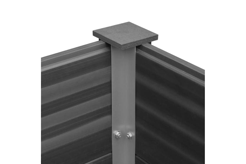 vidaXL 43607 Garden Raised Bed Wpc 150x50x54cm Grey vidaXL 43607 Garden Raised Bed Wpc 150x50x54cm Grey