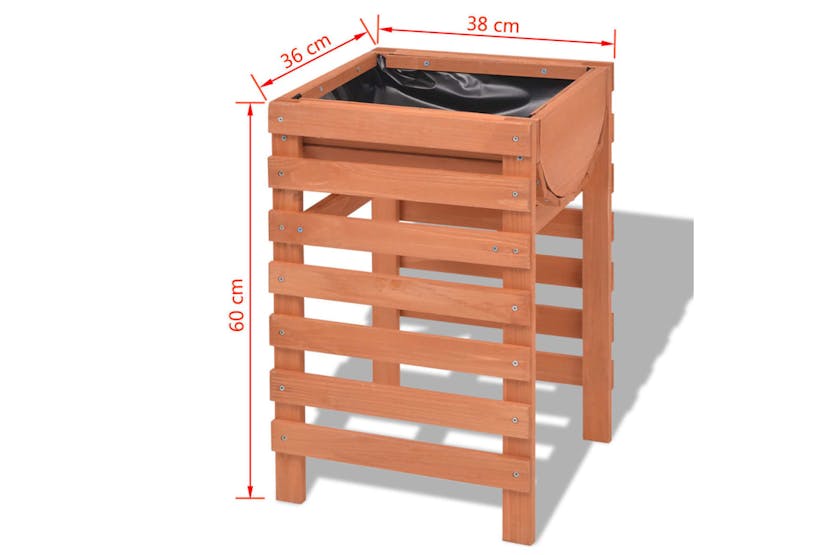 vidaXL 42348 Planter 38x36x60cm Wood vidaXL 42348 Planter 38x36x60cm Wood