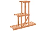 vidaXL 362872 Flower Stand 81x25x75.5cm Solid Wood Fir vidaXL 362872 Flower Stand 81x25x75.5cm Solid Wood Fir