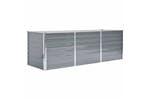 vidaXL 44840 Garden Raised Bed Galvanised Steel 240x80x77cm Grey vidaXL 44840 Garden Raised Bed Galvanised Steel 240x80x77cm Grey