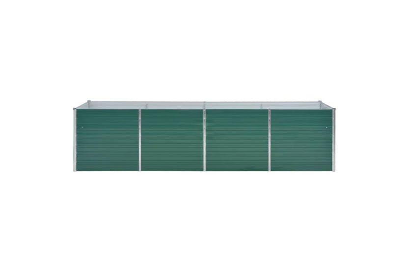 vidaXL 44845 Garden Raised Bed Galvanised Steel 320x80x77cm Green vidaXL 44845 Garden Raised Bed Galvanised Steel 320x80x77cm Green
