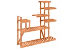 vidaXL 362868 Flower Stand 110x25x111cm Solid Wood Fir vidaXL 362868 Flower Stand 110x25x111cm Solid Wood Fir