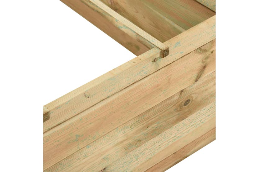 vidaXL 43346 Garden Raised Vegetable Bed Impregnated Pinewood 120x120x40cm vidaXL 43346 Garden Raised Vegetable Bed Impregnated Pinewood 120x120x40cm