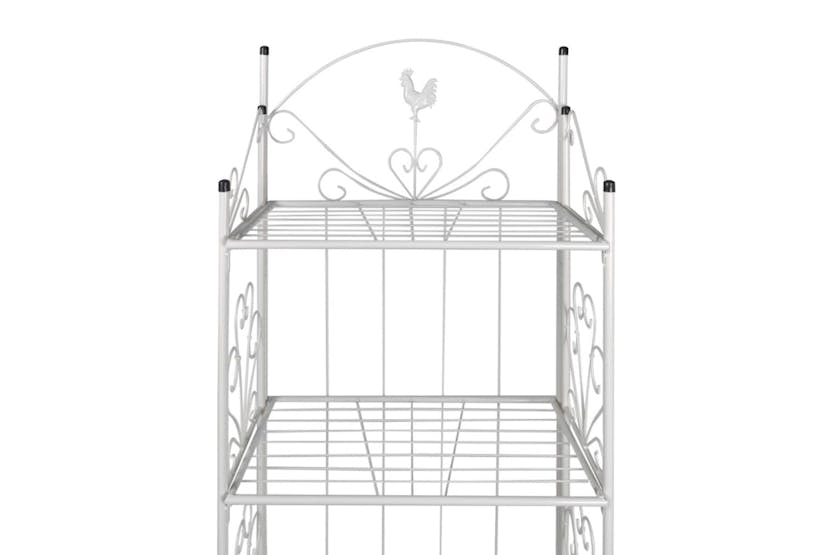 vidaXL 40781 Plant Rack Square White vidaXL 40781 Plant Rack Square White