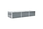 vidaXL 44842 Garden Raised Bed Galvanised Steel 240x80x45cm Grey vidaXL 44842 Garden Raised Bed Galvanised Steel 240x80x45cm Grey