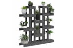 vidaXL 822094 Plant Stand Grey 104.5x25x109.5cm Solid Wood Pine vidaXL 822094 Plant Stand Grey 104.5x25x109.5cm Solid Wood Pine