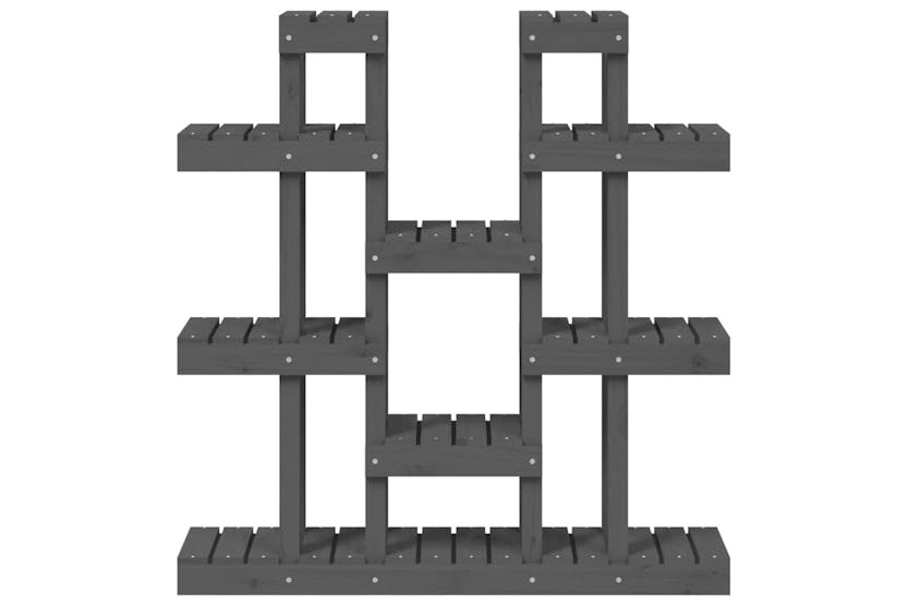 vidaXL 822094 Plant Stand Grey 104.5x25x109.5cm Solid Wood Pine vidaXL 822094 Plant Stand Grey 104.5x25x109.5cm Solid Wood Pine