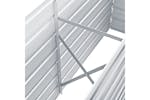 vidaXL 44848 Garden Raised Bed Galvanised Steel 160x40x77cm Grey vidaXL 44848 Garden Raised Bed Galvanised Steel 160x40x77cm Grey