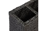 Vidaxl Raised Bed With 4 Pots Water Hyacinth Black Vidaxl Raised Bed With 4 Pots Water Hyacinth Black