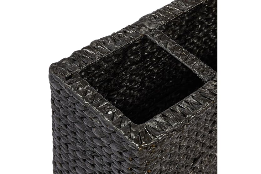 Vidaxl Raised Bed With 4 Pots Water Hyacinth Black Vidaxl Raised Bed With 4 Pots Water Hyacinth Black