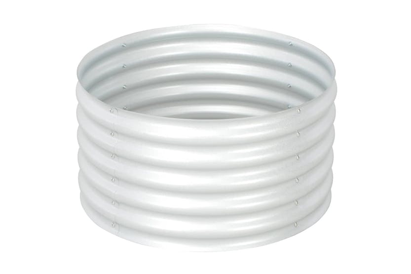 vidaXL 45520 Garden Raised Bed 80x80x44cm Galvanised Steel Silver vidaXL 45520 Garden Raised Bed 80x80x44cm Galvanised Steel Silver