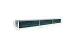 vidaXL 47065 Garden Raised Bed Galvanised Steel 480x80x45cm Green vidaXL 47065 Garden Raised Bed Galvanised Steel 480x80x45cm Green