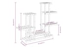 vidaXL 362861 Flower Stand 95x25x96cm Solid Wood Fir vidaXL 362861 Flower Stand 95x25x96cm Solid Wood Fir