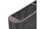 vidaXL 46952 Garden Raised Bed 120x24x40cm Poly Rattan Black vidaXL 46952 Garden Raised Bed 120x24x40cm Poly Rattan Black