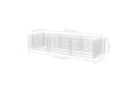 vidaXL 142556 Gabion Raised Bed Steel 270x90x50cm vidaXL 142556 Gabion Raised Bed Steel 270x90x50cm