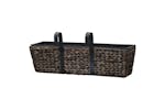Vidaxl Planters 2 Pcs Water Hyacinth Brown Vidaxl Planters 2 Pcs Water Hyacinth Brown