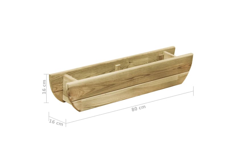 vidaXL 49109 Garden Raised Bed 80x16x16cm Impregnated Pinewood vidaXL 49109 Garden Raised Bed 80x16x16cm Impregnated Pinewood