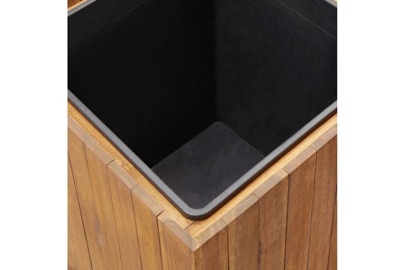 vidaXL 46569 Garden Raised Bed Pot 43.5x43.5x44cm Solid Acacia Wood vidaXL 46569 Garden Raised Bed Pot 43.5x43.5x44cm Solid Acacia Wood