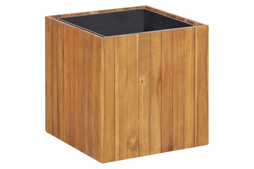 vidaXL 46569 Garden Raised Bed Pot 43.5x43.5x44cm Solid Acacia Wood vidaXL 46569 Garden Raised Bed Pot 43.5x43.5x44cm Solid Acacia Wood