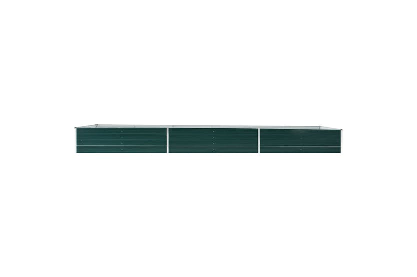 vidaXL 47065 Garden Raised Bed Galvanised Steel 480x80x45cm Green vidaXL 47065 Garden Raised Bed Galvanised Steel 480x80x45cm Green