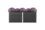 vidaXL 49060 Garden Raised Bed 250x100x91cm Wpc Grey vidaXL 49060 Garden Raised Bed 250x100x91cm Wpc Grey