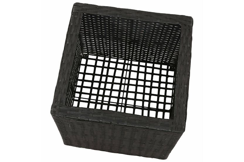 vidaXL 41081 Garden Raised Beds 3 Pcs Poly Rattan Black vidaXL 41081 Garden Raised Beds 3 Pcs Poly Rattan Black