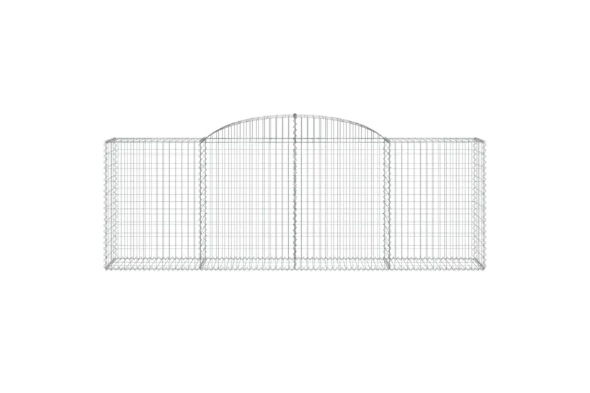 vidaXL 153515 Arched Gabion Basket 300x50x100/120cm Galvanised Iron vidaXL 153515 Arched Gabion Basket 300x50x100/120cm Galvanised Iron