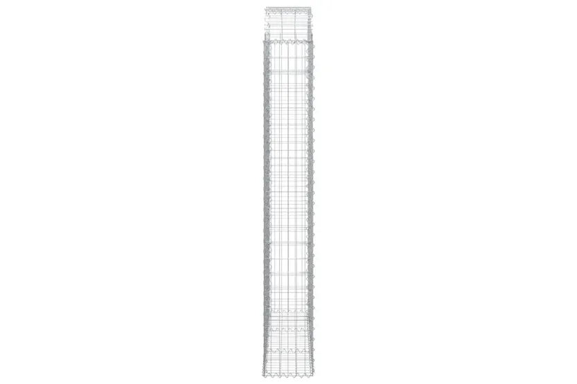 vidaXL 153450 Arched Gabion Basket 150x30x200/220cm Galvanised Iron vidaXL 153450 Arched Gabion Basket 150x30x200/220cm Galvanised Iron