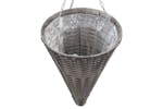 vidaXL 46956 Hanging Flower Baskets 2 Pcs Poly Rattan Grey vidaXL 46956 Hanging Flower Baskets 2 Pcs Poly Rattan Grey
