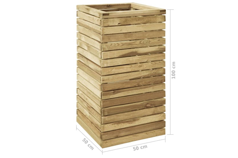 vidaXL 49102 Garden Raised Bed 50x50x100cm Impregnated Pinewood vidaXL 49102 Garden Raised Bed 50x50x100cm Impregnated Pinewood