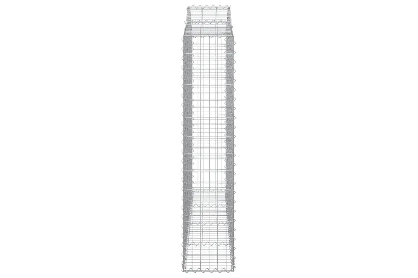 vidaXL 153387 Arched Gabion Basket 200x30x140/160cm Galvanised Iron vidaXL 153387 Arched Gabion Basket 200x30x140/160cm Galvanised Iron