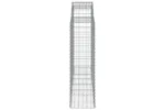 vidaXL 153497 Arched Gabion Basket 200x50x140/160cm Galvanised Iron vidaXL 153497 Arched Gabion Basket 200x50x140/160cm Galvanised Iron