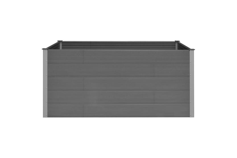vidaXL 45757 Garden Raised Bed Grey 200x100x91cm Wpc vidaXL 45757 Garden Raised Bed Grey 200x100x91cm Wpc