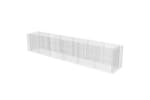 vidaXL 143554 Gabion Raised Bed Galvanised Steel 540x90x100cm vidaXL 143554 Gabion Raised Bed Galvanised Steel 540x90x100cm