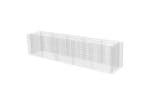 vidaXL 143552 Gabion Raised Bed Galvanised Steel 450x90x100cm vidaXL 143552 Gabion Raised Bed Galvanised Steel 450x90x100cm