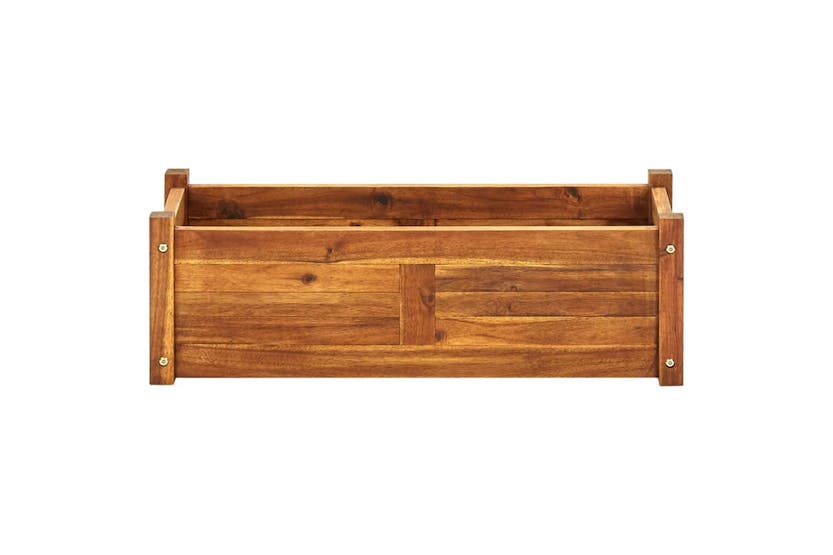 vidaXL 41771 Garden Raised Bed Acacia Wood 76x27.6x25cm vidaXL 41771 Garden Raised Bed Acacia Wood 76x27.6x25cm