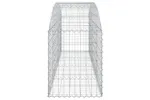 vidaXL 153473 Arched Gabion Basket 200x50x60/80cm Galvanised Iron vidaXL 153473 Arched Gabion Basket 200x50x60/80cm Galvanised Iron