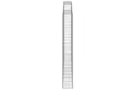 vidaXL 153511 Arched Gabion Basket 300x30x220/240cm Galvanised Iron vidaXL 153511 Arched Gabion Basket 300x30x220/240cm Galvanised Iron